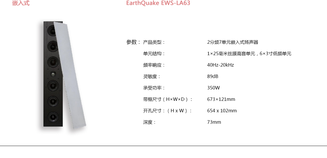 宝丽昌-EarthQuakeSound嵌入式EarthQuake EWS-LA63
